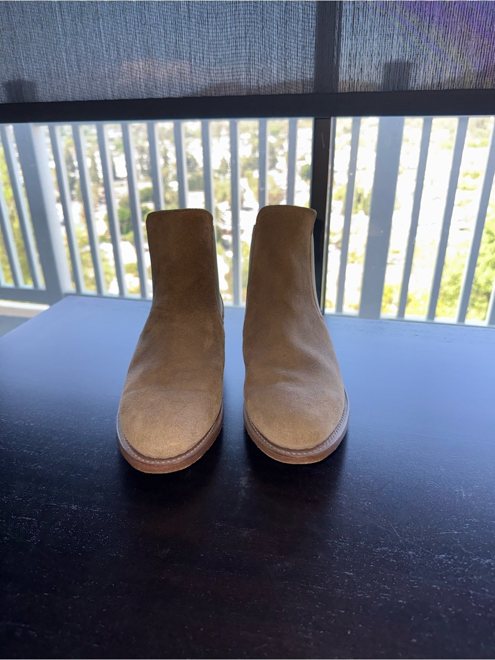 Thursday Boot Company Men's Suede Chukka Boots in Tan - Picture 2 of 4
